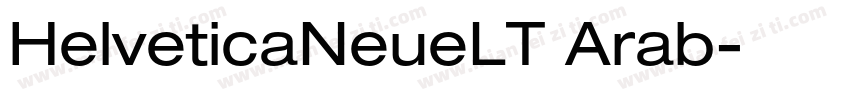 HelveticaNeueLT Arab字体转换